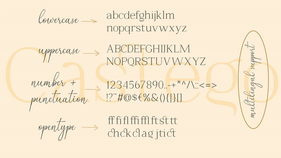 Castego Font