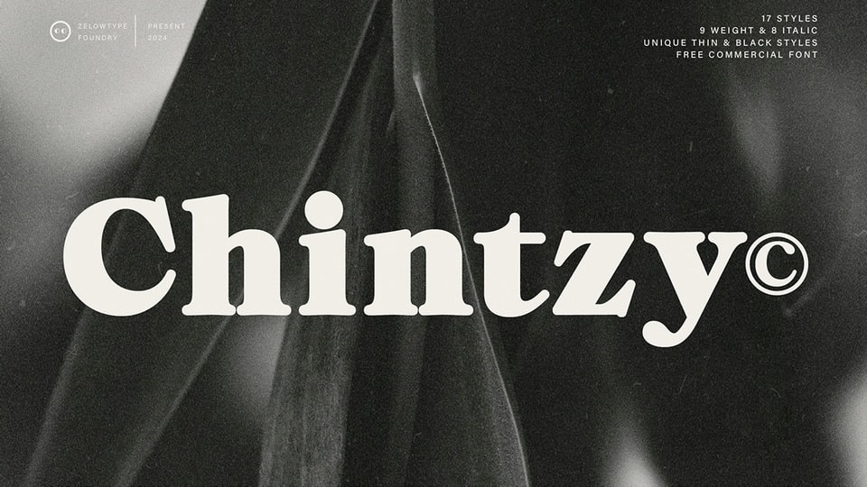 ZT Chintzy Typeface