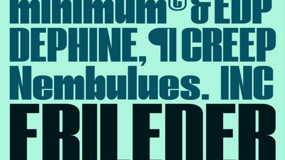 Frileder Font