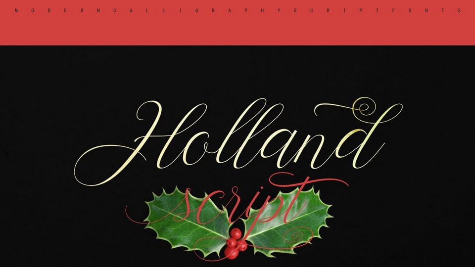 Holland Script Font