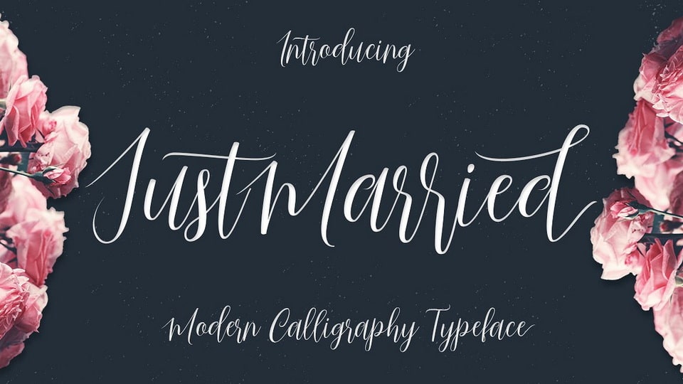 Just Married Font