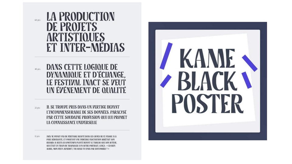 Kame Font