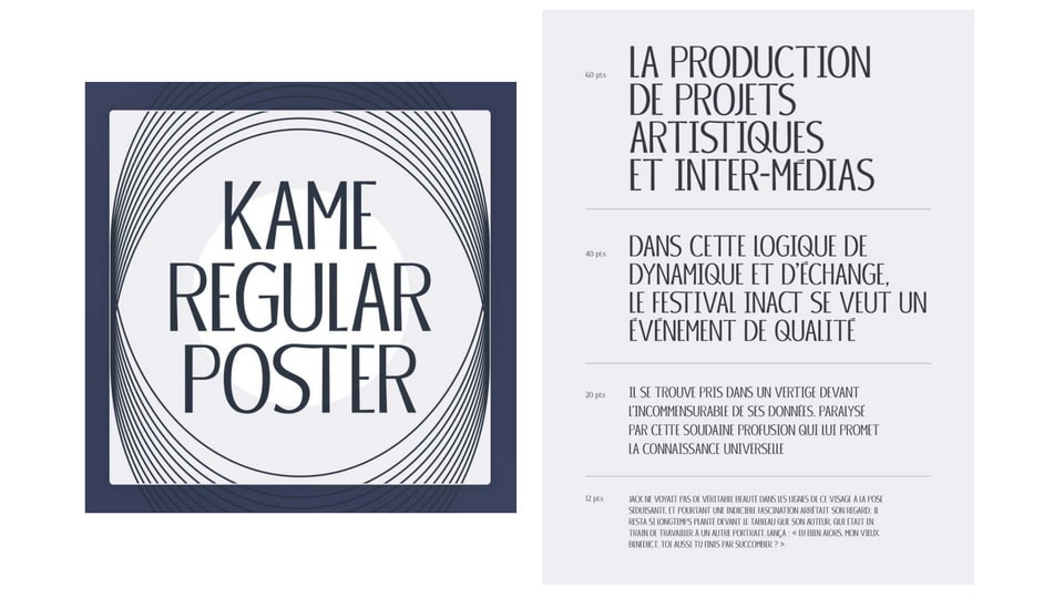 Kame Font