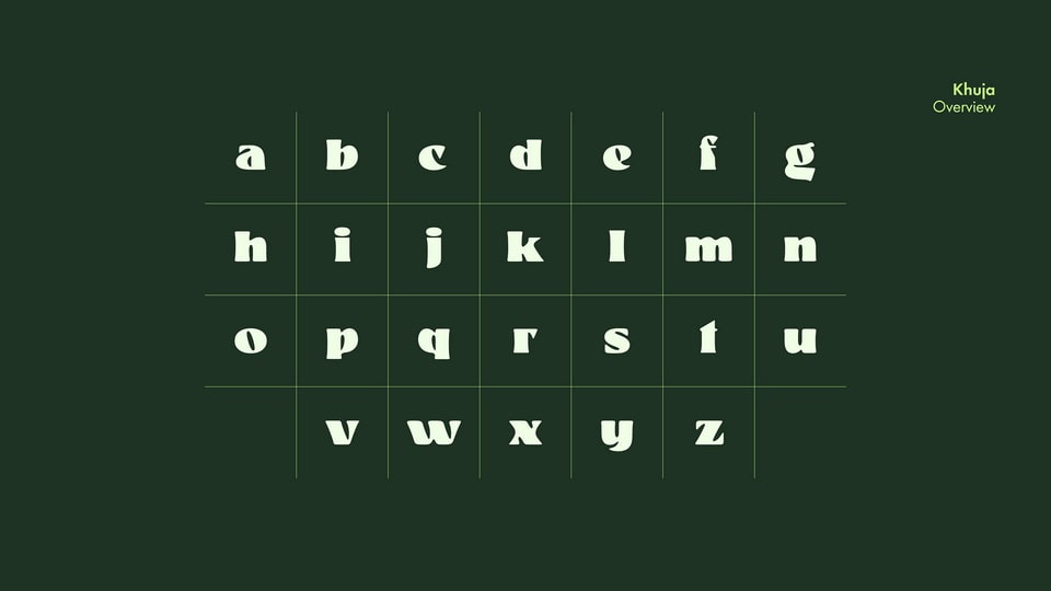 Khuja Smooth Font