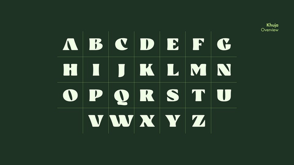 Khuja Smooth Font