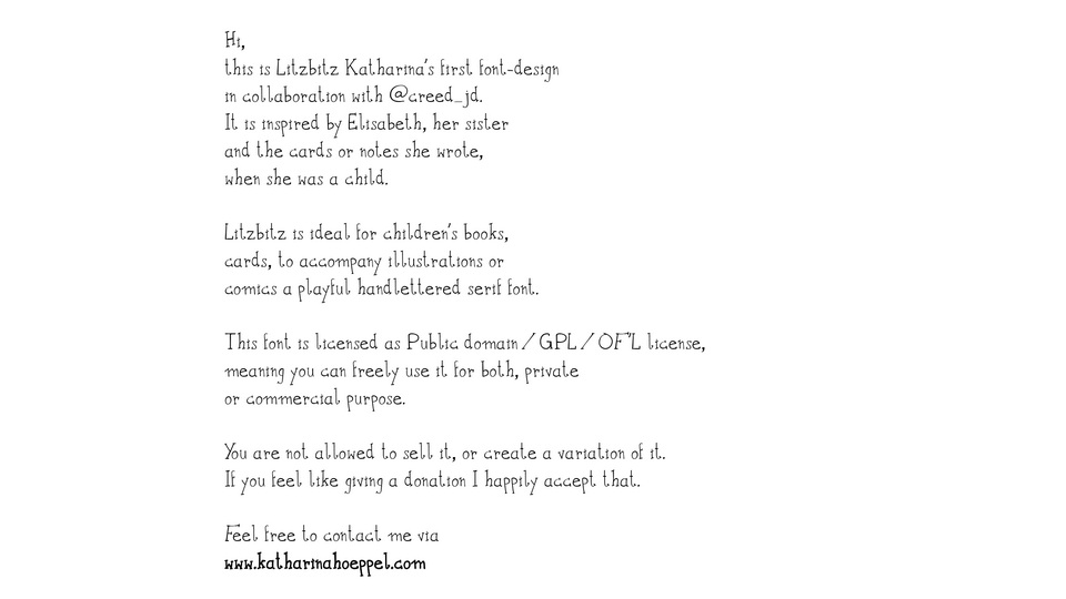Litzbitz Font