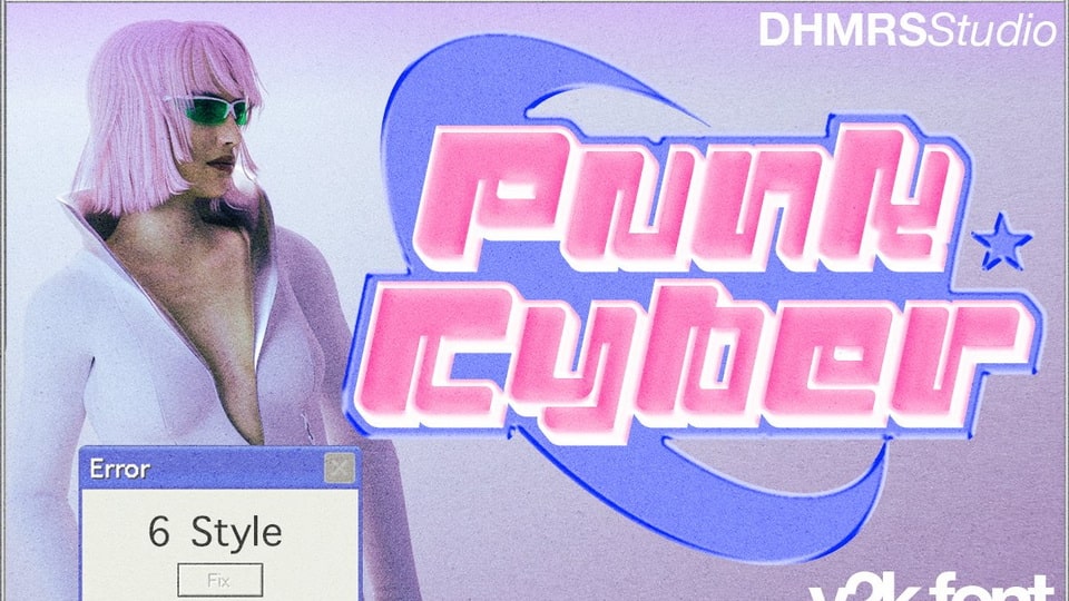 Punk Cyber Font