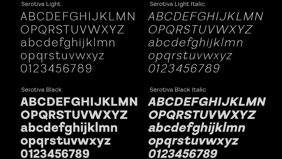 Serotiva Typeface