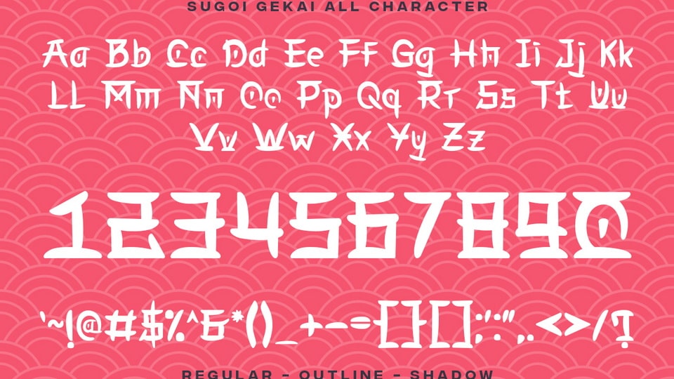Sugoi Gekai Font