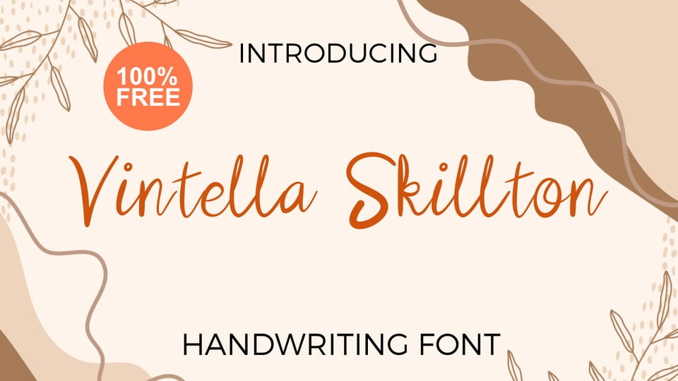 Vintella Skillton Font