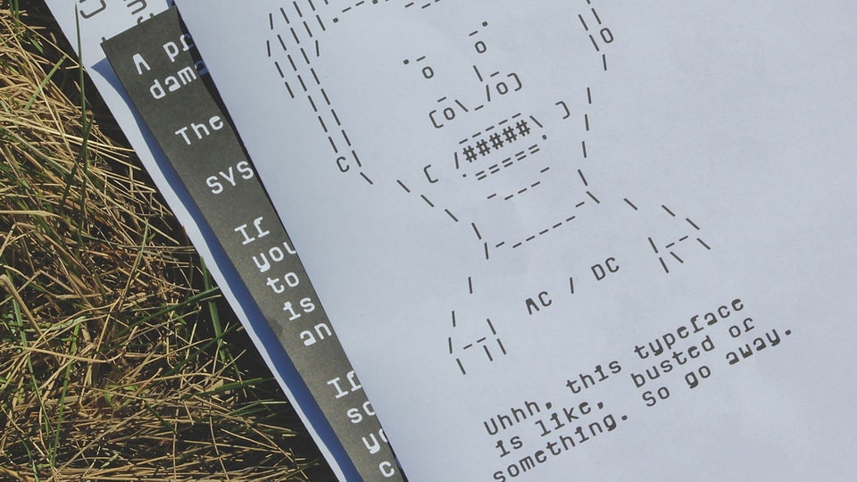 Werkzeug Font