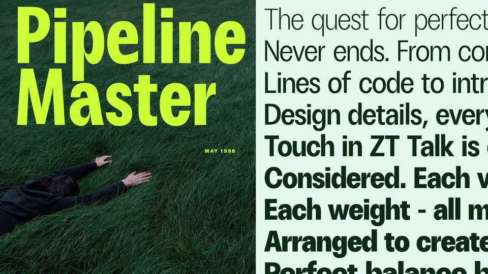 ZT Talk Font