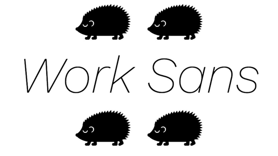 Work Sans New Typeface