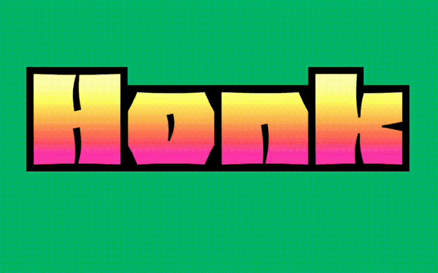Honk Typeface