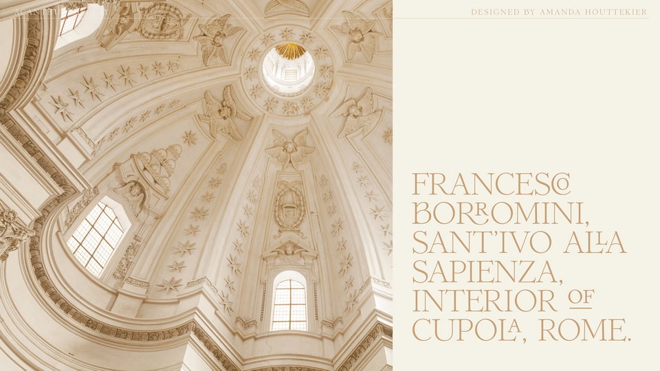 Acanthus Display Font