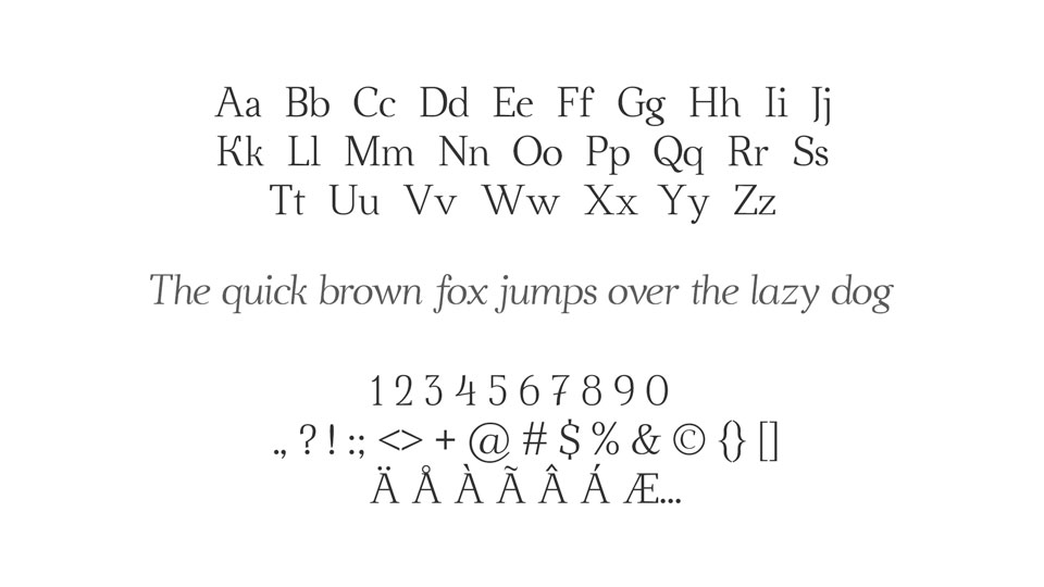 Ahellya Typeface