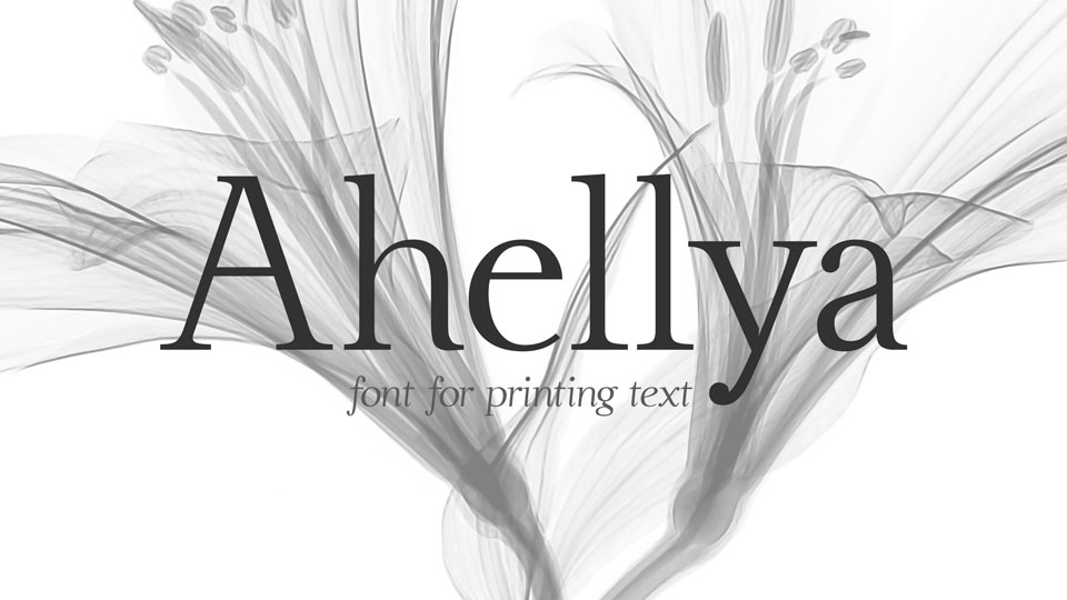 Ahellya Typeface