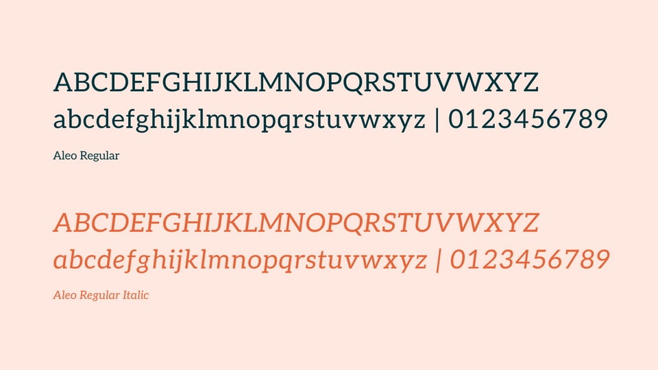 Aleo 2.0 Typeface