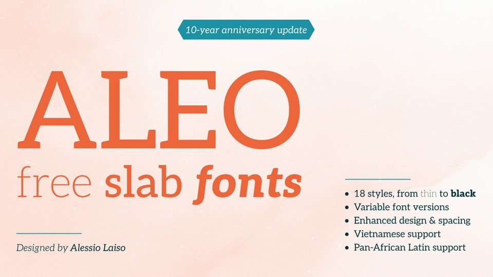 Aleo 2.0 Typeface