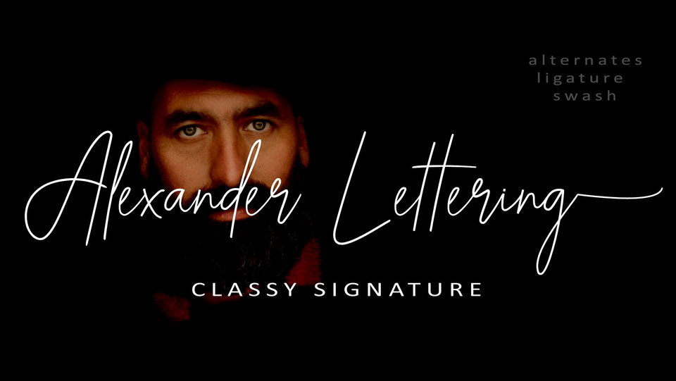 Alexander Lettering Font