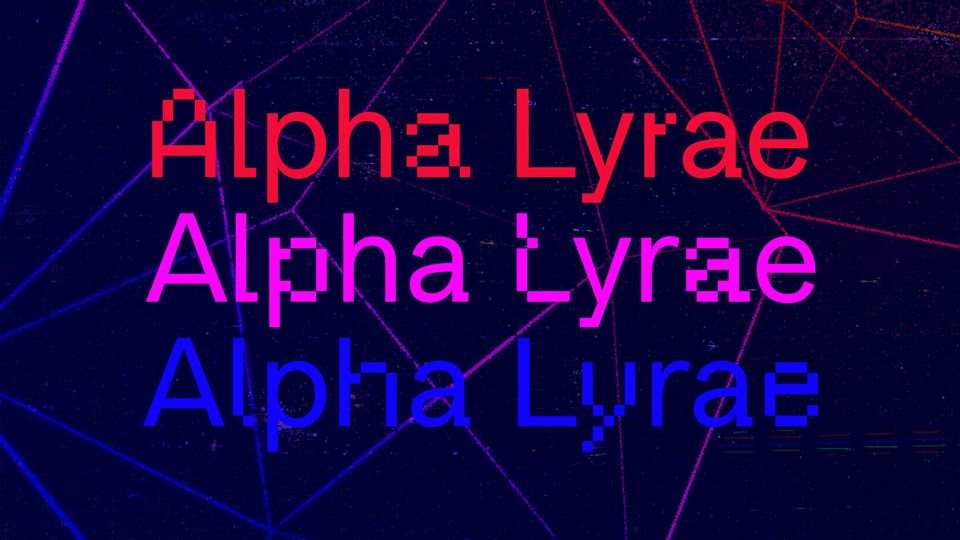 Alpha Lyrae Font