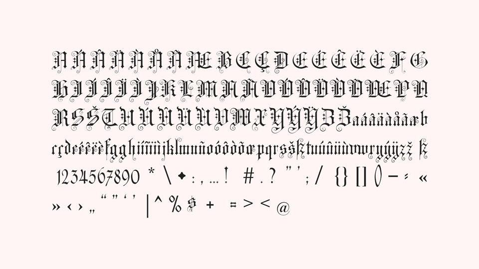 Altgotisch Font