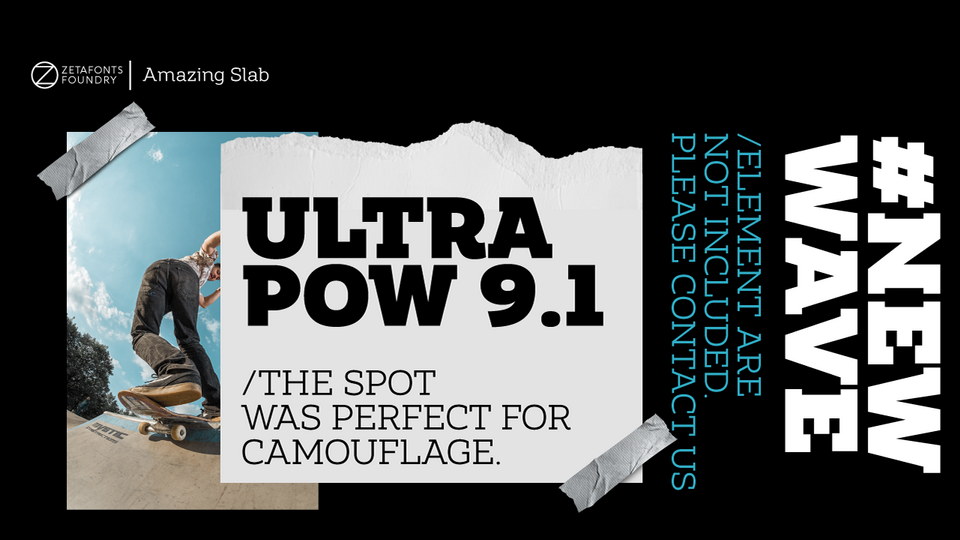 Amazing Slab Typeface