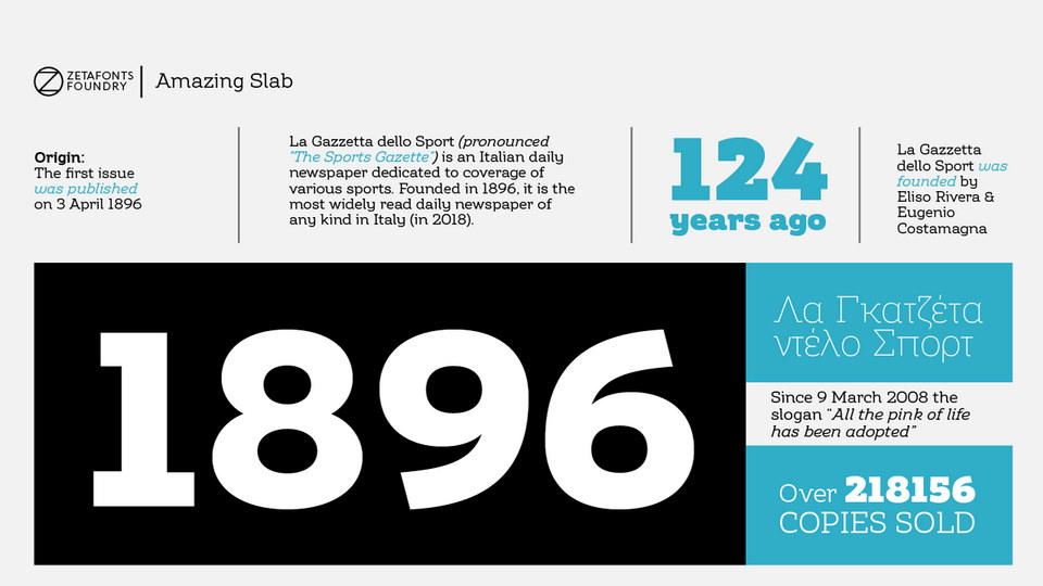 Amazing Slab Typeface