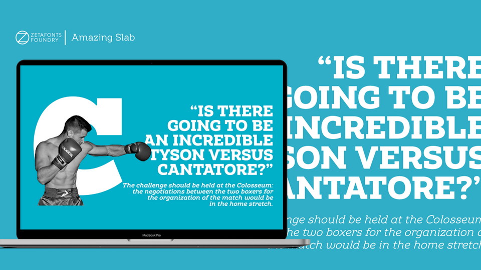 Amazing Slab Typeface