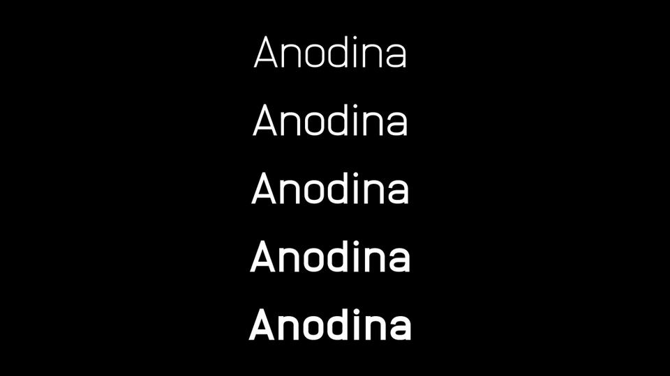Anodina Typeface