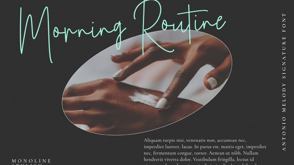 Antonio Melody Font