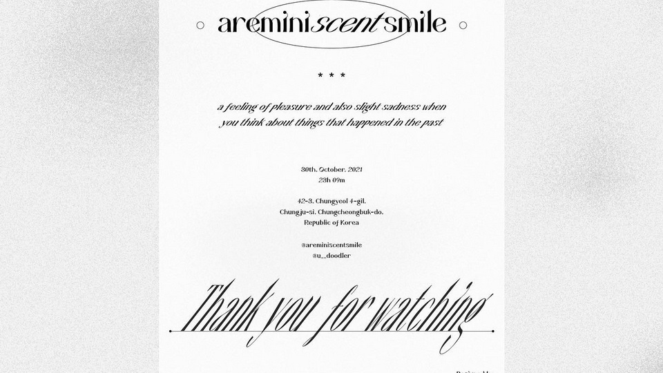areminiscentsmile Font