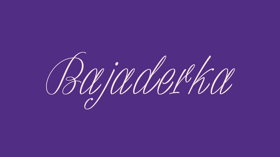 Bajaderka Script
