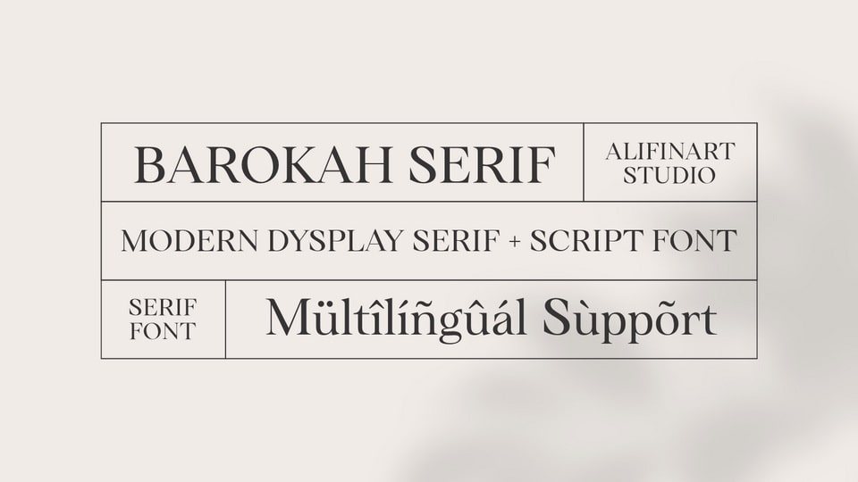 Barokah Serif Font Duo