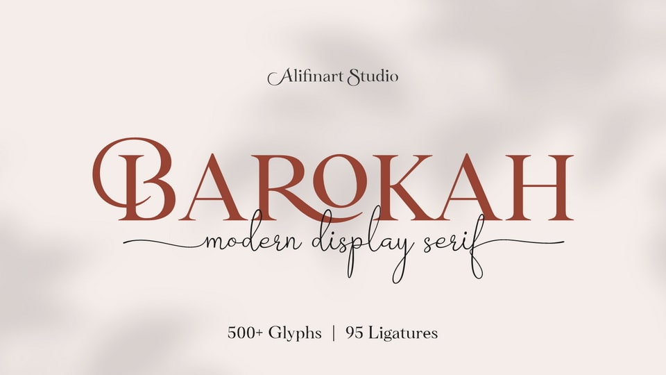 Barokah Serif Font Duo