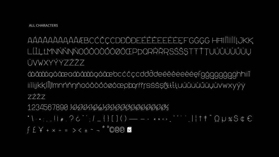 Benzinova Typeface