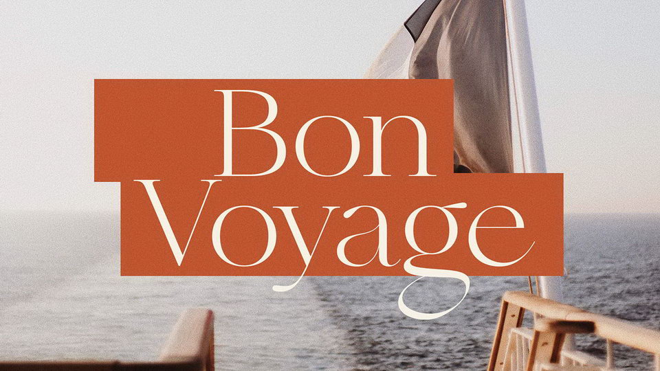 Bon Voyage Typeface