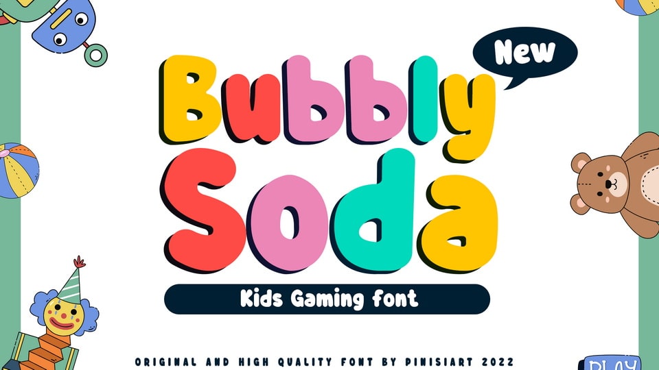 Bubbly Soda Font