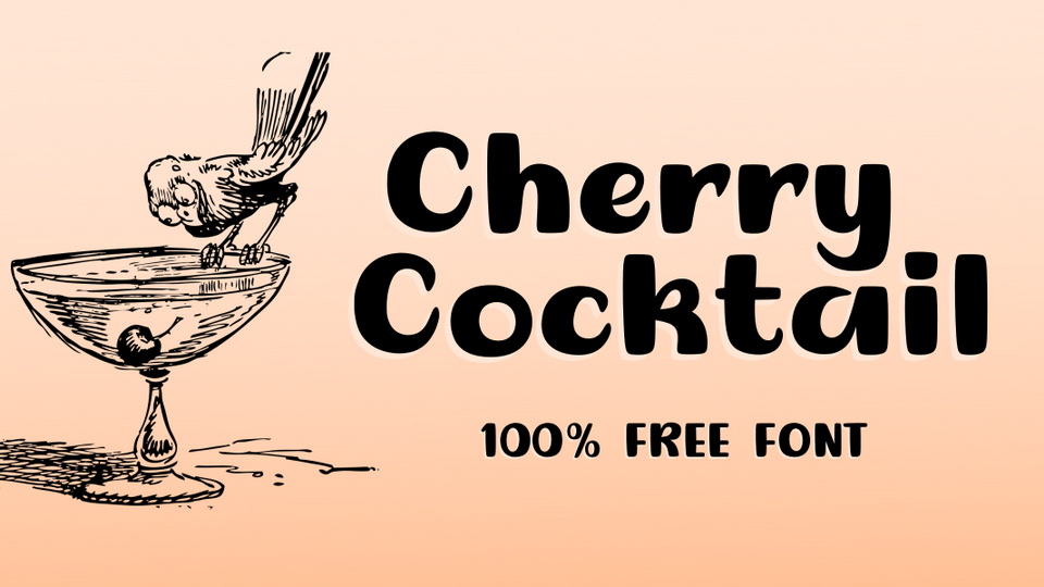 Cherry Cocktail Font