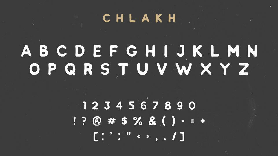 Chlakh Font
