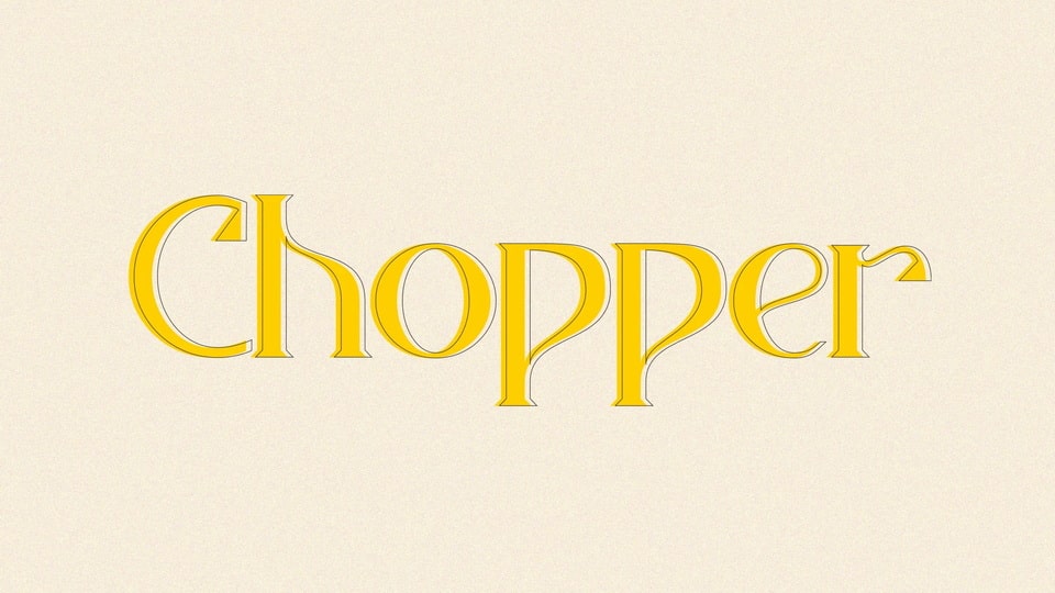 Chopper Font