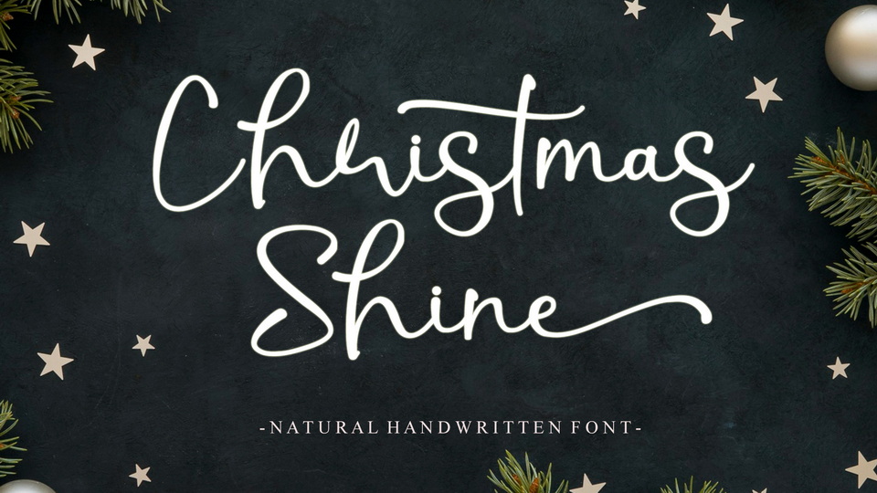 Christmas Shine Font
