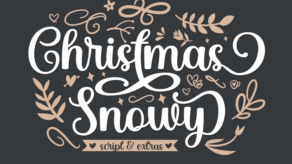Christmas Snowy Font