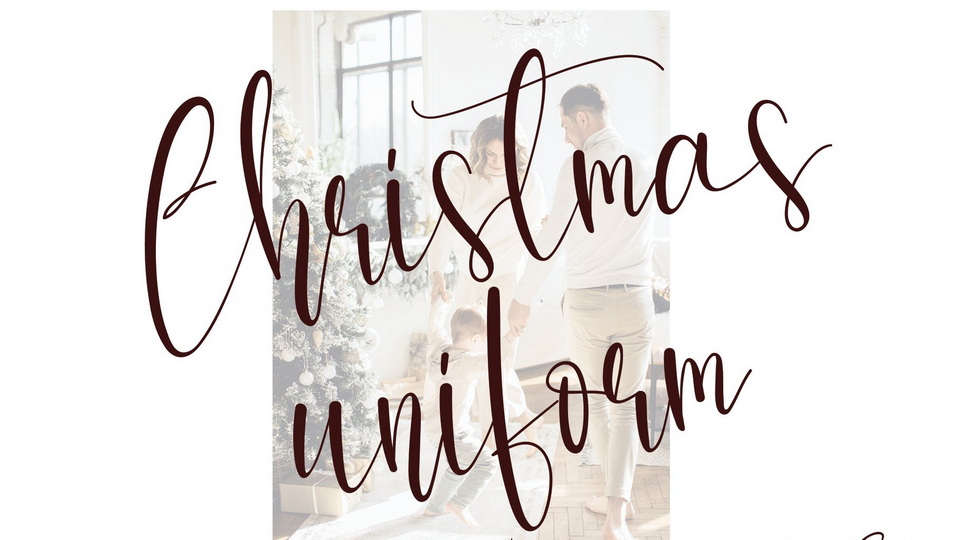 Christmas Uniform Font