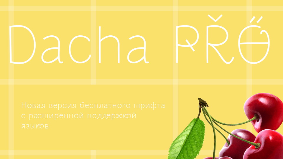 Dacha Pro Font