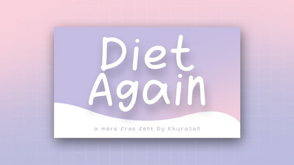 Diet Again Font