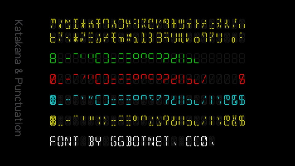Digit Tech Typeface
