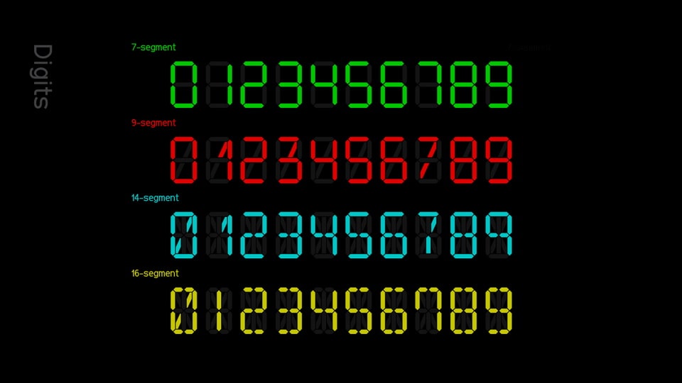 Digit Tech Typeface