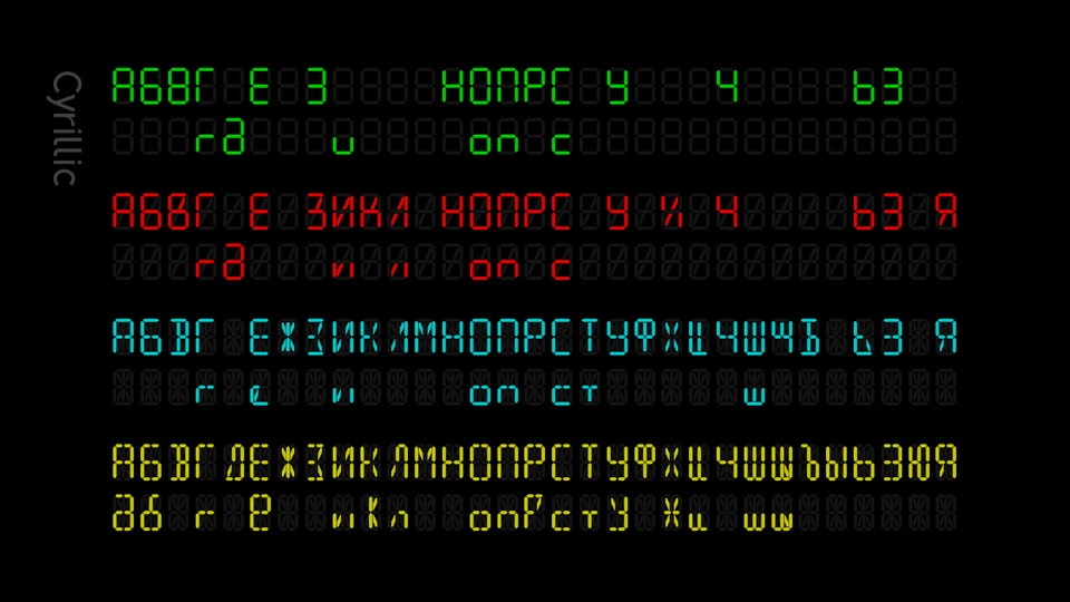 Digit Tech Typeface