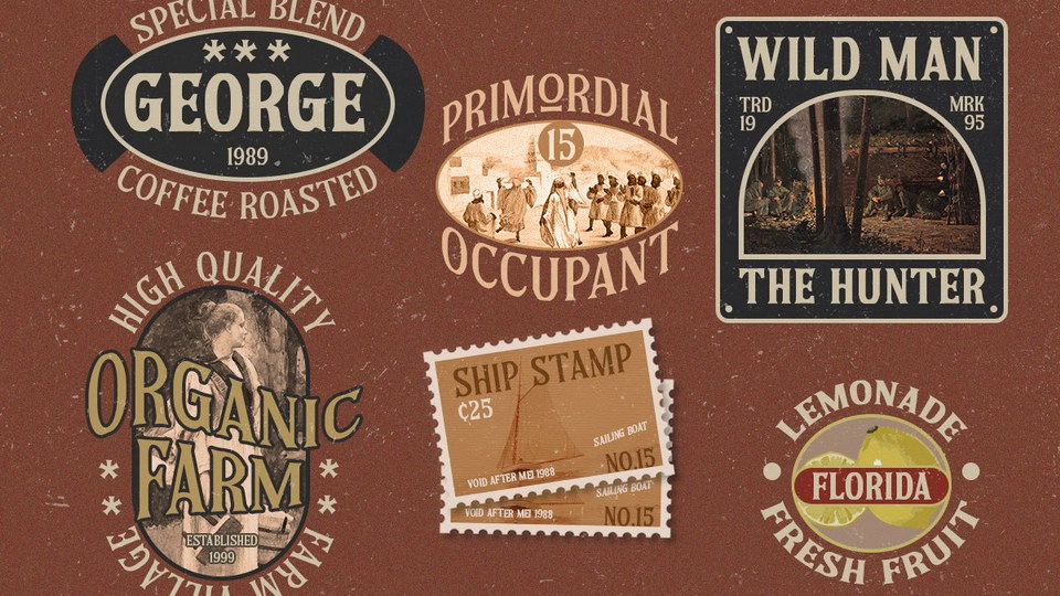 Eligated Font